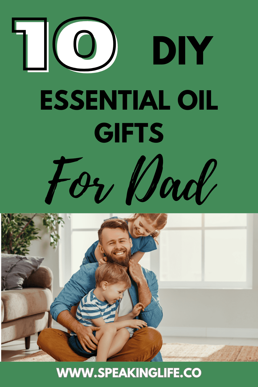 DIY Essential Oil Gifts for Dad